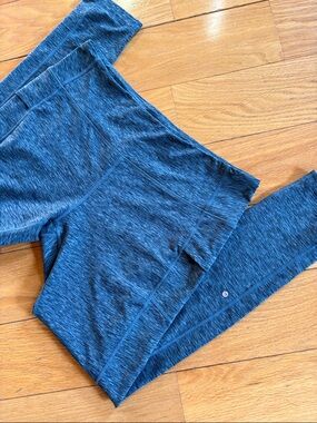 Well + Calm XL Heathered Teal Active leggings yoga pants
